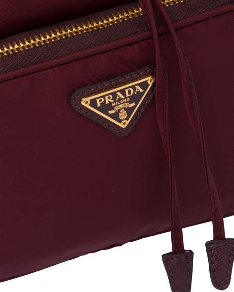 prada duet nylon|Prada nylon baguette bag.